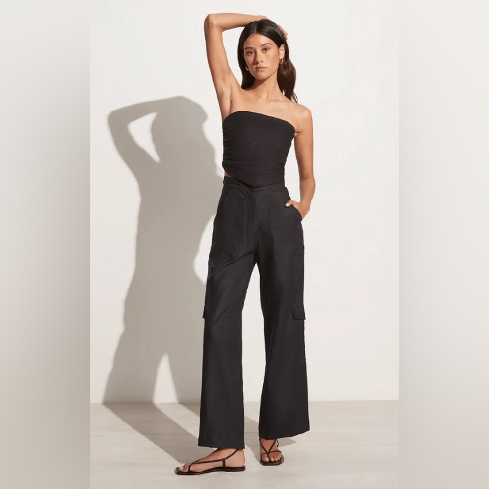 Faithfull the Brand Relais Linen Cargo Pant